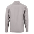 thumbnail image 3 of Men's Cutter & Buck Gray North Carolina Tar Heels Big & Tall Adapt Eco Knit Hybrid Recycled Raglan Full-Zip Jacket, 3 of 3