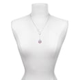 thumbnail image 3 of Delight Jewelry Silvertone Domed Multi Color BN Silver tone Elegant Infinity Lariat Necklace, 3 of 4