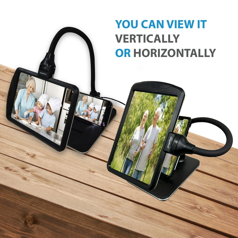 MAGNIPROS 5X Large LED Magnifying Lamp with Dimmable Lights