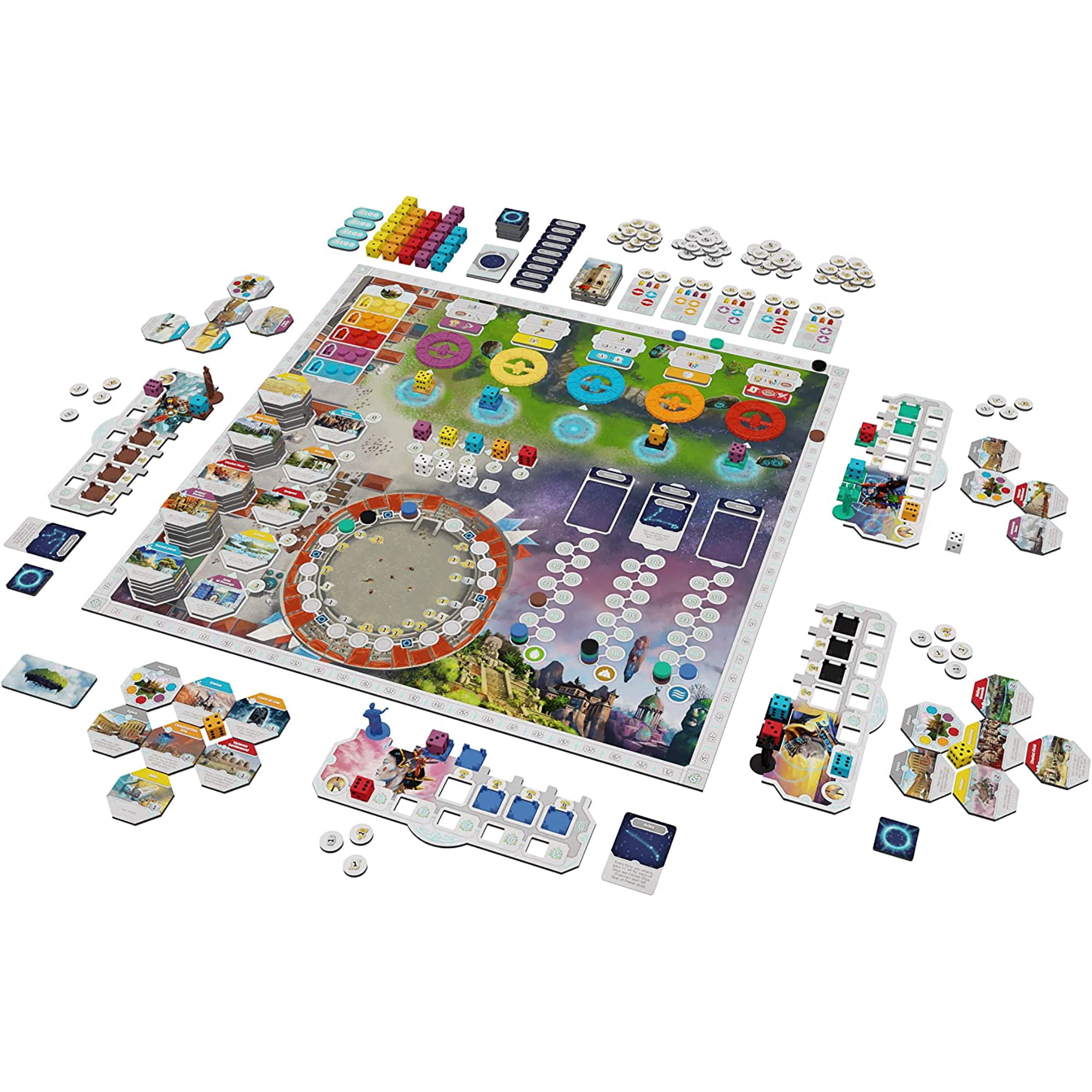 Origins: First Builders - City Building Game, Board & Dice, Play As A Powerful & Space-Faring Ancient Race, Help Earth Build Itself, Ages 14+, 1-4 Players, 60-120 Minute Playing Time