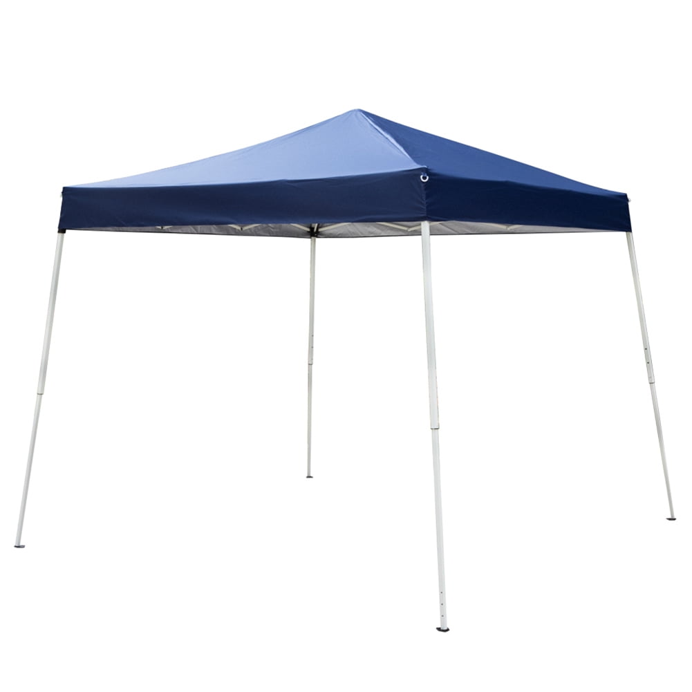 Aimee Lii 118"x118" Canopy Tent Awnings for Decks, Backyard Canopy Gazebo, Awnings for Patio Waterproof, Outdoor Patio Awnings for Party Camping BBQ Events, Blue