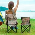 thumbnail image 5 of 600D Oxford Camping Chair Portable Foldable Chair Supports 220 lbs for Picnic, Fishing, Backpacking Enchanted Flowers Painting, 5 of 8