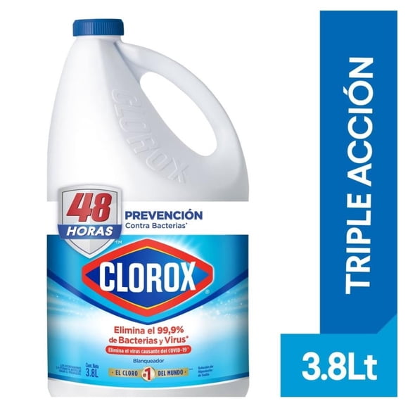 Cloro Blanqueador Desinfectante Clorox Original 3.8 L