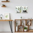 thumbnail image 2 of Stupell Industries Cute Bathrooms Blue Watercolor Painting 2pc Canvas Wall Art Set by Elizabeth Medley, 2 of 6