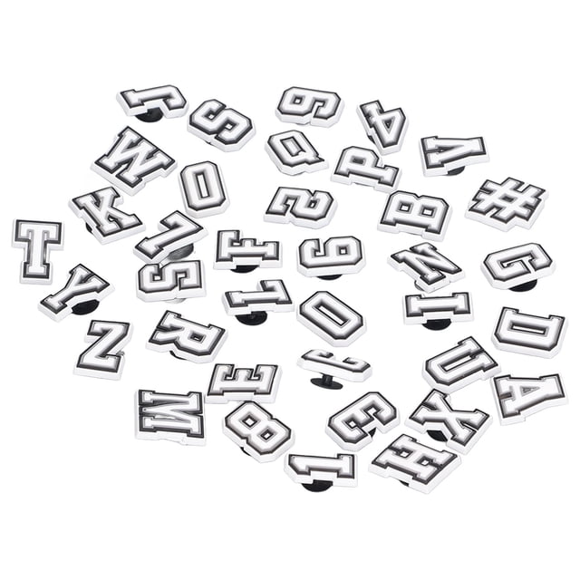 Dije para zapato BuyWeek 37 Piezas con letras PVC