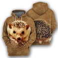 thumbnail image 4 of Sudadera con capucha con estampado 3D de murciélago, erizo y hámster para hombre, sudadera de manga larga, abrigo con capucha de gran tamaño a la moda urbana, 4 of 5