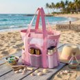 thumbnail image 4 of Fmbmuo Large Beach Tote Bags for Women with 9 Pockets, Mesh Travel Bags for Beach Pool Cruise Quick Dry, 4 of 4