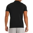 thumbnail image 4 of vastwit T-Shirt à Col Montant pour Homme à Manches Courtes Demi-Col Roulé sous-Vêtement Décontracté Basique Ajusté Léger Uni Noir B TG, 4 of 7