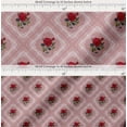 thumbnail image 2 of Soimoi Cotton Voile Fabric Check,Leaves & Rose Floral Fabric Prints by Yard 56 Inch Wide, 2 of 7