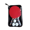 thumbnail image 6 of RACK Table Tennis Racket / Ping Pong Paddle Set with Wooden Flared Handles, Crack Resistant, 1 Pack, 6 of 6
