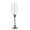 Charcoal, variant on Sparkles Home Rhinestone Crystal Filled Stem Toasting Flutes set of 6