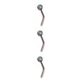 thumbnail image 3 of Langgg Nez Goujons Style Simple Femme Dressing Orner Accessoire de Décoration de Mode en Acier Inoxydable en Forme de L Bijoux Vis de Type 1 Type2 NO2, 3 of 6