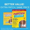 thumbnail image 5 of (2 pack) Aspercreme Lidocaine Pain Relief Patch XL for Back, Neck & Shoulder Pain, Topical Patches With Max-Strength 4% Lidocaine & Flexible Fabric Numbs Away Pain, 4 Ct., 5 of 13