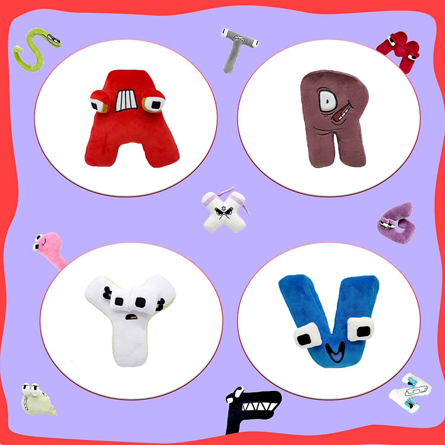 DclobTop Alphabet Lore Plush,Alphabet Lore Plush Animal Toys,Game