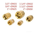 thumbnail image 2 of 1pcs Brass Thread In-Line Spring Check Valve For Water Control Check Valve Water Pump Valve ,Easy to Install, 2 of 6