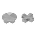 thumbnail image 4 of Controller D Pads Replacement Directional Button Metal Faceted Standard D Pad for Xbox One Elite Elite Series 2 Silver, 4 of 5
