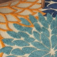thumbnail image 6 of Nourison Tropical Oasis Indoor/Outdoor Modern Floral Multicolor 7' x 10' Area Rug, (7' x 10'), 6 of 9