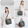 thumbnail image 3 of Tropical Plant Insulated Lunch Bag – Large Reusable Cooler Tote with Dual Compartment Leakproof Waterproof Lunch Box for Work Picnic Beach Vacation, 3 of 4