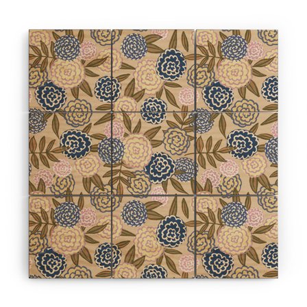 Society6 Alisa Galitsyna Magic Roses 3' x 3' Wood Wall Mural