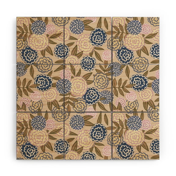 Society6 Alisa Galitsyna Magic Roses 3' x 3' Wood Wall Mural