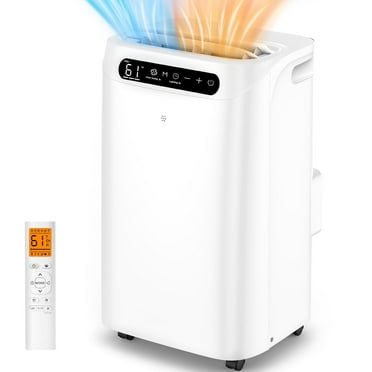 Fosawd 10000 BTU (14000 BTU ASHRAE) Portable Air Conditioner with Heater Cools up to 700 Sq.ft, 4-in-1 Portable AC Unit, Heat, Dehumidifier, Fan, Remote Control & Window Kit