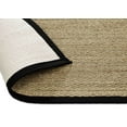 Chesapeake Seagrass Area Rug with Black Border (24"x36")