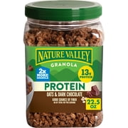 Nature Valley Protein Oats and Dark Chocolate Granola Tub, 22.5 oz