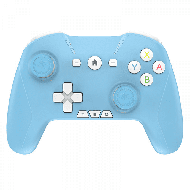 Manette PC, Manette Bluetooth Sans Fil pour Switch/Mac/PC/Téléphone/Fire TV, Manette de Jeu à Distance avec Bouton Programmable Personnalisé/réveil/Turbo/capture d'Écran/axe Gyroscopique, Rechargeable Type‐C 15 H de Lecture
