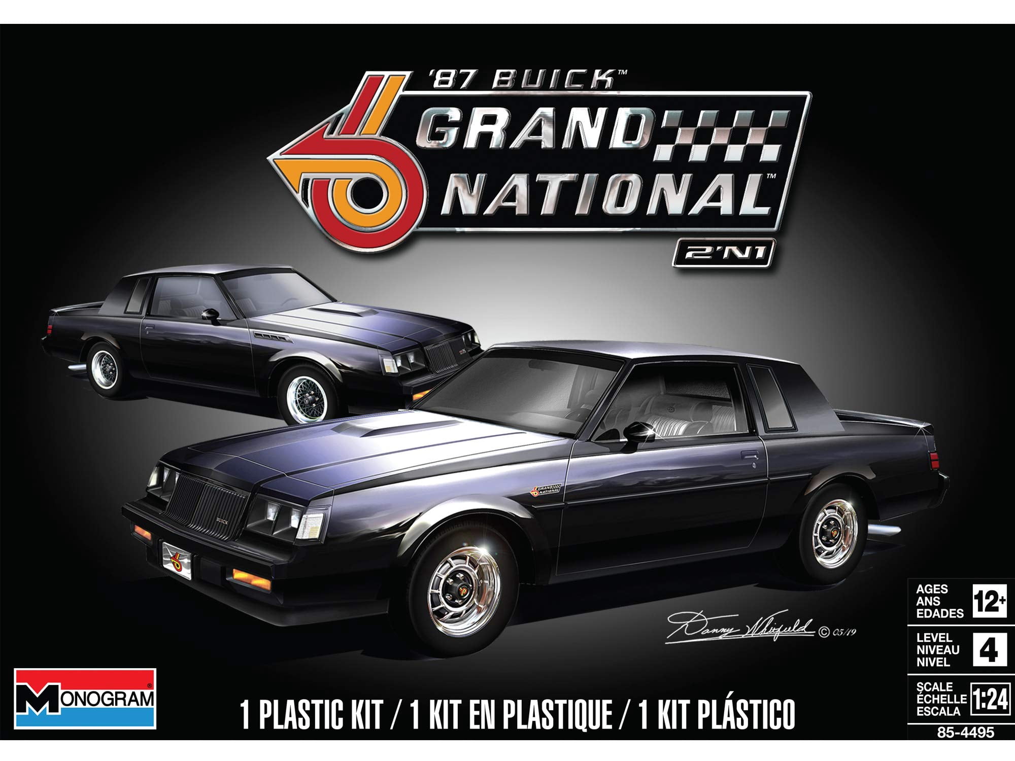 Revell 854495 1/24 Buick Grand National 2n1 Model Kit - Walmart.com