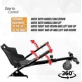 thumbnail image 5 of Hover Kart Go Kart Adjustable Seat Attachment for 6.5" Hover-Board Buggy - Black, 5 of 7