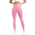thumbnail image 3 of RongHuan Yoga Pants for Women High Waist Tummy Control Leggings Butt Lifting Yoga Pants Slim Fit Workout Trousers, 3 of 8