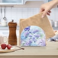 thumbnail image 6 of Butterfly Flowers Hydrangea Napkin Holder for Table Clear Napkin Stand Paper Holder Acrylic Organizer Dispenser Napkins for Dinner Kitchen Restaurant Room, 6 of 8