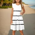 thumbnail image 6 of HomeGardon Girls Dress,Dresses for Girl Toddler Girls Dress Summer Ruffle Sleeve Sundress Outfit for Kids,110-160, 6 of 7