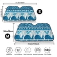 thumbnail image 7 of Lsque Sea Underwater Animals Car Windshield Sun Shade | Accordion Folding Style Auto Shade for Car Truck SUV Van | Blocks UV Rays Sun Visor Protector | Small, 7 of 7