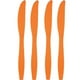 Hoffmaster Groupe 010614 Premium Couteaux en Plastique&44; Orange - 24 par Caisse - Caisse de 12 – image 1 sur 1