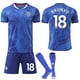 thumbnail image 1 of Chelsea FC 2025-26 Home Football Kit, Adult & Kids Jersey, #18 Nkunku, 1 of 2
