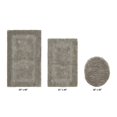 thumbnail image 2 of Better Trends 3 Piece Bath Rugs Set 100% Cotton U-Shape Toilet Mat Soft, Water Absorbent Reversible Machine Washable for Bathroom Decor Tub Shower Toilet Base Beige Lux Collection, 2 of 4