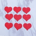 thumbnail image 3 of FOMIYES Red Heart Shaped Ornaments 100Pcs for Home Decor and Craft Projects, 3 of 8