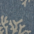 thumbnail image 5 of Ox Bay Carmindy 1' 10" x 3' Navy/Gray Coral Reef Indoor/Outdoor Area Rug, 5 of 7