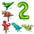 thumbnail image 2 of Set de fiesta de cumpleaños de dinosaurio con globos KZXAXHIU de 40" - 6 piezas, 2 of 4