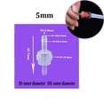 thumbnail image 1 of 3mm To 12mm Plastic White Check Valve One Way Non-Return Valve Oil Gas Water Air, 1 of 3