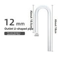 thumbnail image 2 of Inflow Outflow Inlet Outlet Skimmer Aquarium Accessories Plant Tank Pipe Fish Water Filter Fishbowl Terrarium 16mm, 2 of 10