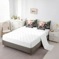 thumbnail image 5 of Homewish Ocean Animal Axolotl 7 Pieces Bedding Comforter Set,Sea Salamander Full Bedding Set,Pink Brown Fitted Sheet Flat Sheet For Girls Boys,Luxury Bedroom Decor Reversible, 5 of 8