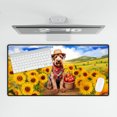 thumbnail image 4 of Vintage Airedale Terrier Says Hello Mother's Day Summer Sunflower Field Desk Mat Full Keyboard Mouse Pad Dale Waterside Dog Lover Large Mousepad - 12005, 4 of 5
