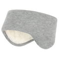 thumbnail image 6 of QIFULL Warm Grey Ear Muffs for Adults Elastic Earmuff Headband for Winter Use, 6 of 8