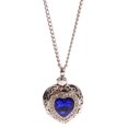 thumbnail image 2 of Collar largo azul de 1 pieza, joyería de cuello para mujer con colgante en Zulema Colgante conmemorativo del corazón, 2 of 8