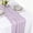 Purple, variant on Chiffon Table Runner 118x35inch, Sheer Gauze Table Scarf for Wedding, Bridal Shower and Holiday Party Decor (Yellow)