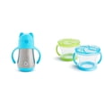 thumbnail image 1 of Vasos Munchkin Cool Cat de acero inoxidable para niños pequeños, 240 ml, paquete de 2, 1 of 7