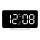 thumbnail image 1 of reloj digital Reloj Digital Mesa Relojes De Escritorio Pantalla LED Para Sala De Estar Estudio Adultos Espejo Negro Espejo negro Magideal reloj digital, 1 of 6