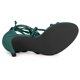 thumbnail image 5 of Sandalias Correas De Tiras Tacón De Aguja Cordón Arriba Para Mujeres Verde oscuro 41, 5 of 6